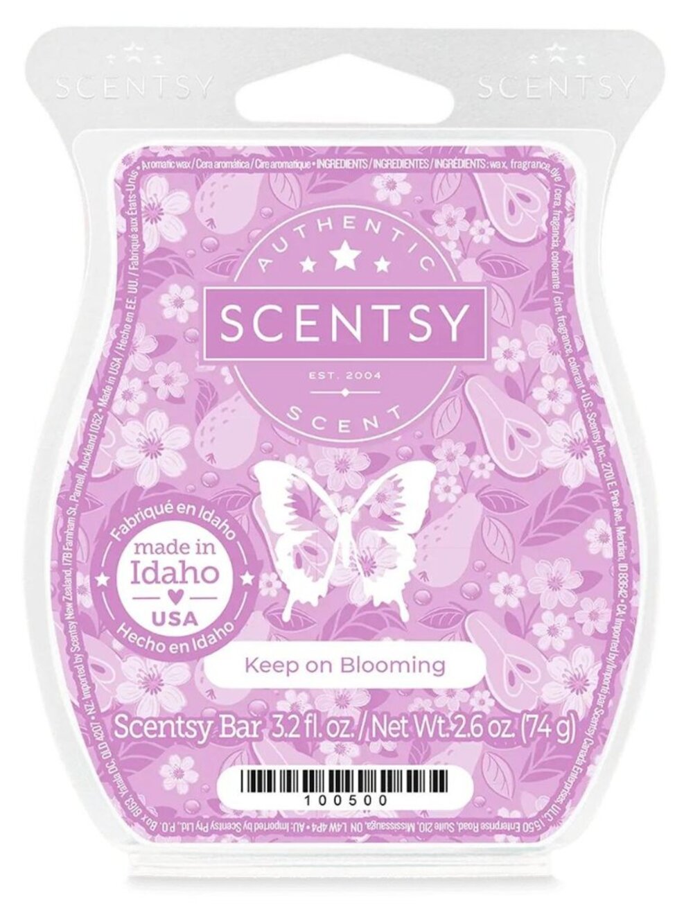 Scentsy KEEP ON BLOOMING Scented Wax Melt Bar New